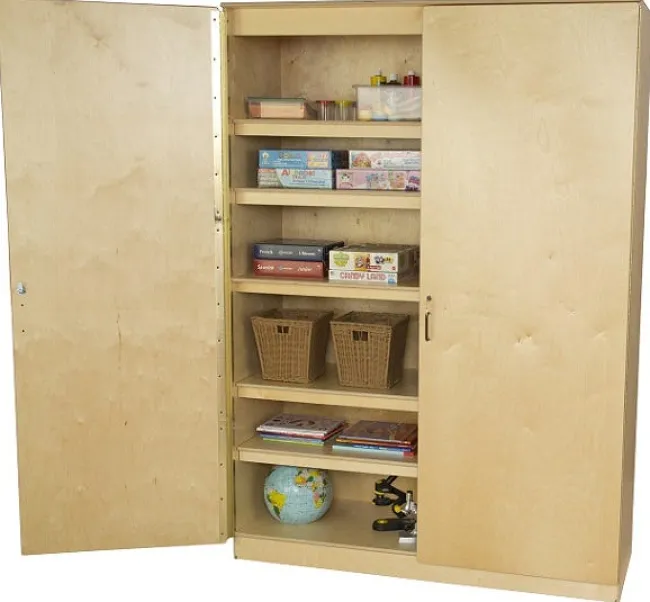Wood Designs Wooden Resource Cabinet (60'' W)^ Tall Cabinets|Wardrobe Cabinets
