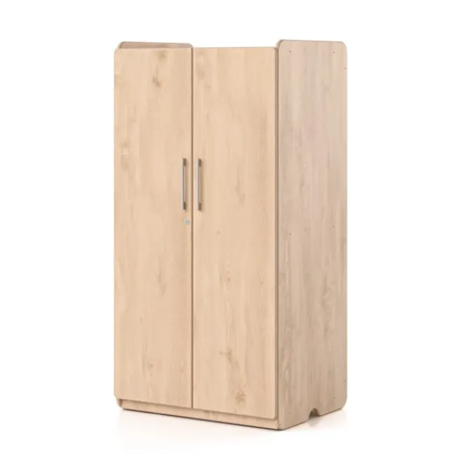 Fern Kids Woodlyn Teachers Storage Cabinet with Casters^ Tall Cabinets|Wardrobe Cabinets