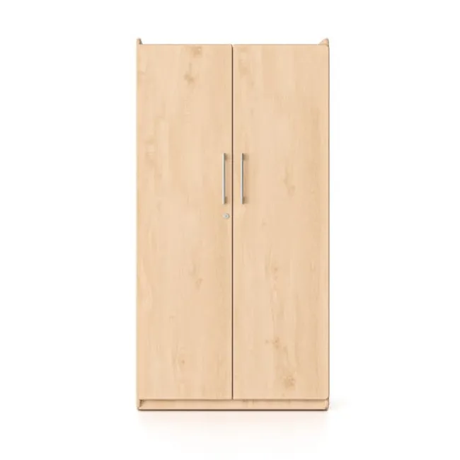 Fern Kids Woodlyn Teachers Storage Cabinet with Casters^ Tall Cabinets|Wardrobe Cabinets