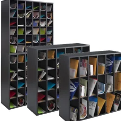 Safco Products Wood Mail Sorter by SAFCO^ Tote & Bin Storage|Mailroom & Sorters
