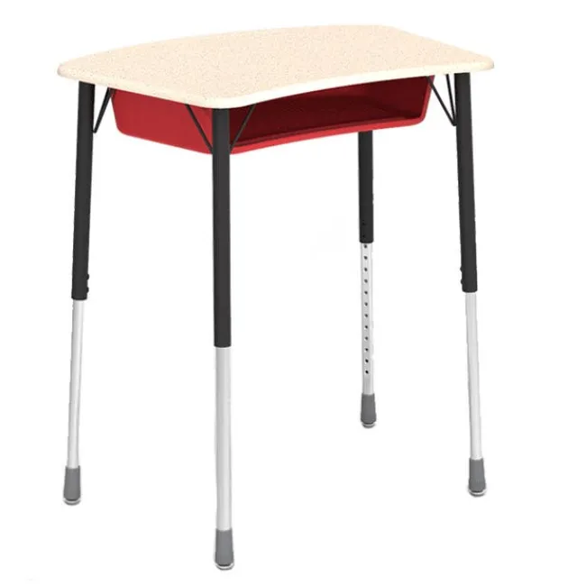 Virco Zuma Bowfront Student Desk^ Open Front School Desks