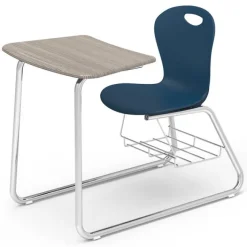 Virco Zuma Sled Base Combo Desk^ Combo Chair Desks